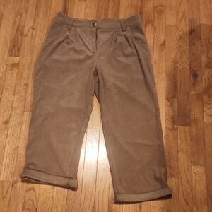 HALARA Brown Corduroy Pants